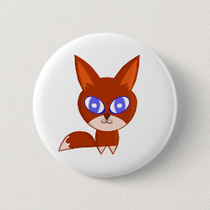 Badge Rond 5 Cm Little Fox