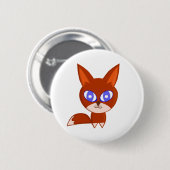 Badge Rond 5 Cm Little Fox (Devant & derrière)
