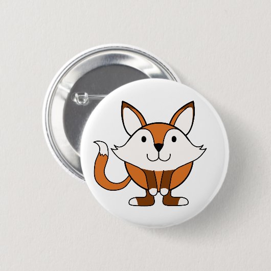 Badge Rond 5 Cm Little fox (Devant & derrière)