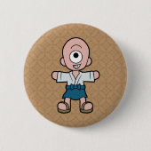 Badge Rond 5 Cm Little Hitotsume-kozo Yokai (Devant)