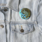 Badge Rond 5 Cm Little mouse in the Snow (En situation)