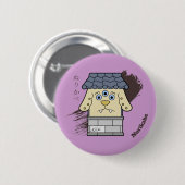 Badge Rond 5 Cm Little Nurikabe Yokai (Devant & derrière)