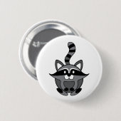 Badge Rond 5 Cm Little Raccoon (Devant & derrière)