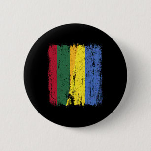 Badge Rond 5 Cm Lituanie Ukraine Demi-drapeau Lituanien Ukrainien