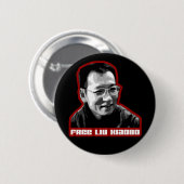 Badge Rond 5 Cm Liu libre Xiaobo (Devant & derrière)