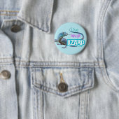 Badge Rond 5 Cm Live Laugh Lizard (En situation)