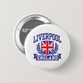 Badge Rond 5 Cm Liverpool Angleterre (Devant & derrière)