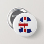 Badge Rond 5 Cm Livre britannique (Devant & derrière)