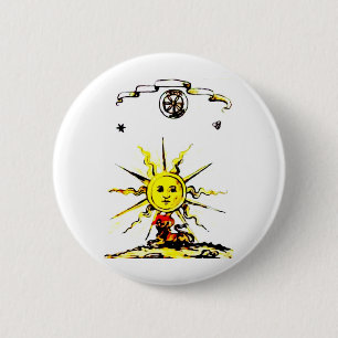 BADGE ROND 5 CM LIVRE PERDU DE NOSTRADAMUS