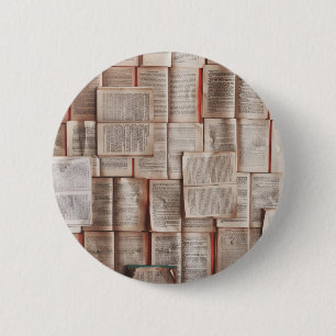 Badge Rond 5 Cm Livres vintages