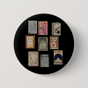 Badge Rond 5 Cm Livres Virginia Woolf