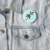 Badge Rond 5 Cm Lizard-cuivre (En situation)