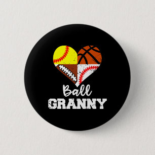 Badge Rond 5 Cm Ll Granny Footll Vendre Doucll Croquisll Joueur 