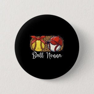 Badge Rond 5 Cm Ll Nonna Softll Vendre Joueur Fête Des Mères