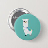 Badge Rond 5 Cm Llama (Devant & derrière)