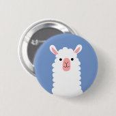 Badge Rond 5 Cm Llama (Devant & derrière)