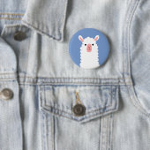 Badge Rond 5 Cm Llama (En situation)