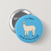 Badge Rond 5 Cm Llama (Devant & derrière)