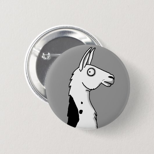 Badge Rond 5 Cm LlamaLlama (Devant & derrière)