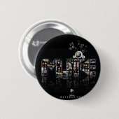 Badge Rond 5 Cm LLC muet de médias (Devant & derrière)