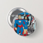 Badge Rond 5 Cm L'Obamas superbe (Devant & derrière)