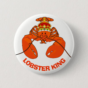 Badge Rond 5 Cm Lobster King
