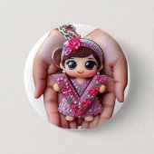 Badge Rond 5 Cm Localiser (Devant)