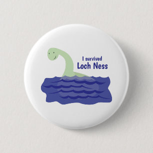 Badge Rond 5 Cm Loch Ness