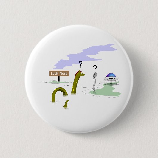 Badge Rond 5 Cm Loch Ness (Devant)