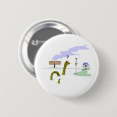 Badge Rond 5 Cm Loch Ness (Devant & derrière)