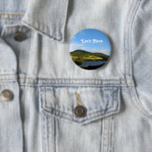 Badge Rond 5 Cm Loch Ness en Ecosse (En situation)