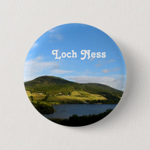 Badge Rond 5 Cm Loch Ness en Ecosse
