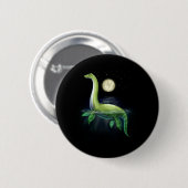 Badge Rond 5 Cm Loch Ness Monster (Devant & derrière)