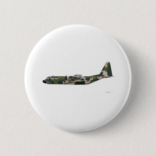 Badge Rond 5 Cm Lockheed C-130 Hercule Vietnam (Devant)