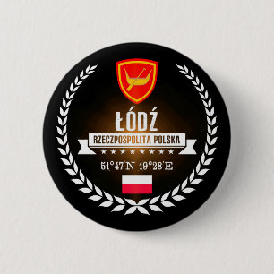 Badge Rond 5 Cm Łódz
