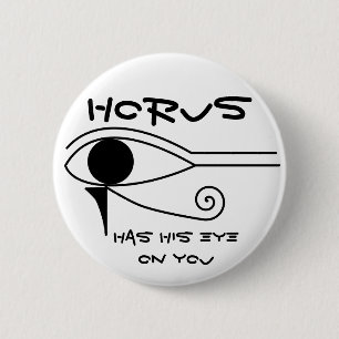 Badge Rond 5 Cm L'oeil de Horus