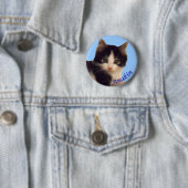 Badge Rond 5 Cm Logo à deux jambes de chat d'Anakin, bouton mignon (En situation)