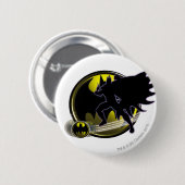 Badge Rond 5 Cm Logo Batman et Circle (Devant & derrière)