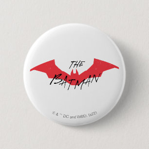Badge Rond 5 Cm Logo Batman manuscrit de chaume