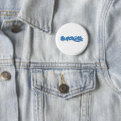 Badge Rond 5 Cm Logo bleu de Supergirl (En situation)