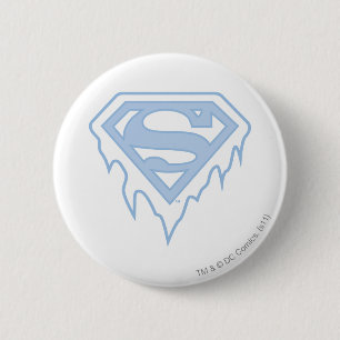 Badge Rond 5 Cm Logo bleu de Supergirl