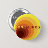 Badge Rond 5 Cm logo boneHeads™ BAUHS-1 (Devant & derrière)