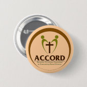 Badge Rond 5 Cm Logo d'Accord (Devant & derrière)