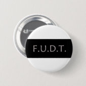 Badge Rond 5 Cm Logo d'Anti-Atout - F.U.D.T. - bouton - Donald (Devant & derrière)