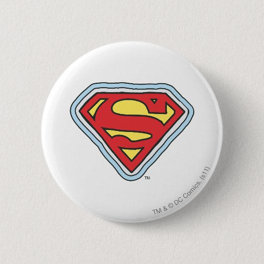 Badge Rond 5 Cm Logo de bande dessinée Supergirl (Devant)