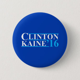 Badge Rond 5 Cm Logo de campagne de Clinton Kaine