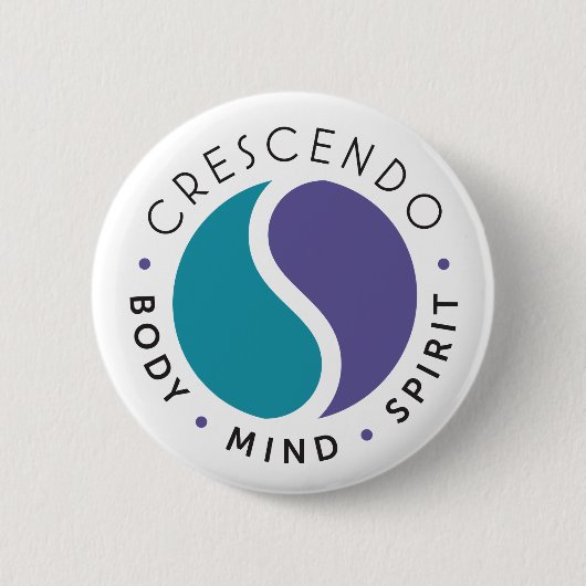 Badge Rond 5 Cm Logo de crescendo (Devant)