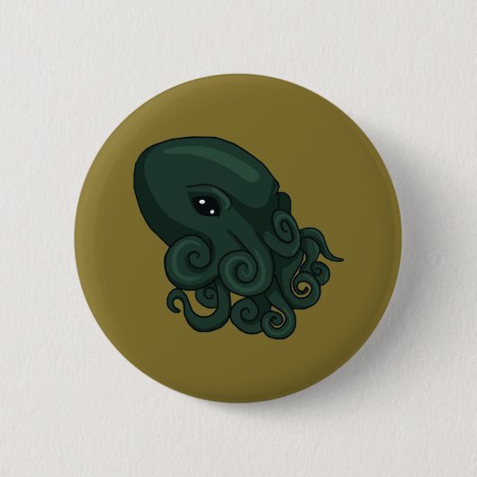 Badge Rond 5 Cm Logo de Cthulu (Devant)