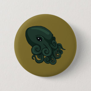 Badge Rond 5 Cm Logo de Cthulu