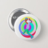 Badge Rond 5 Cm Logo de DANSE de SECOUSSE (Devant & derrière)